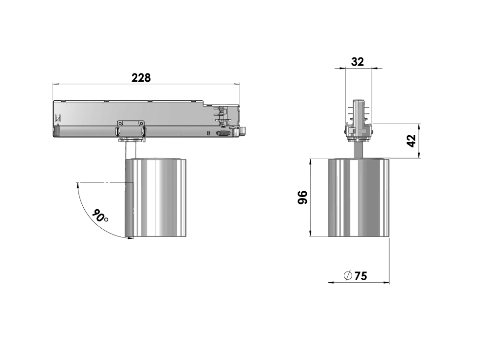 Big Spot Gen2, Stromschienenstrahler Spezial